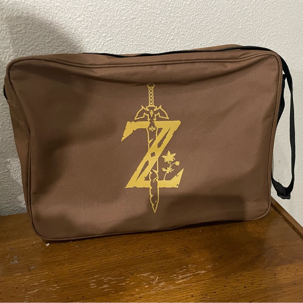 Zelda brown messenger bag
